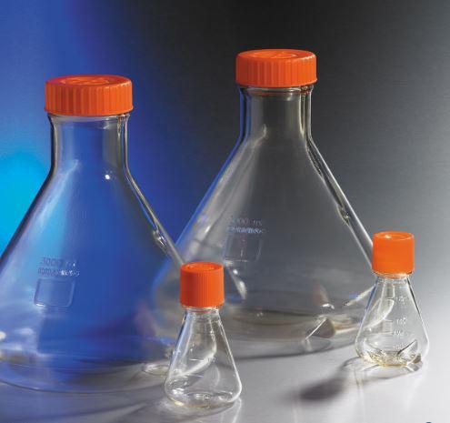 Corning Flask, Erlenmeyer, 500mL, Baffl